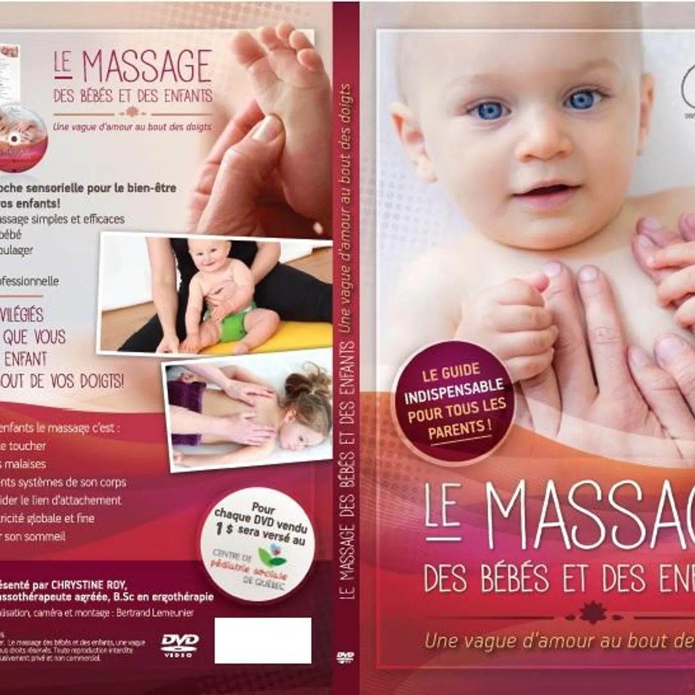 Chrystine Roy / Le massage des bébé et des enfants - DVD