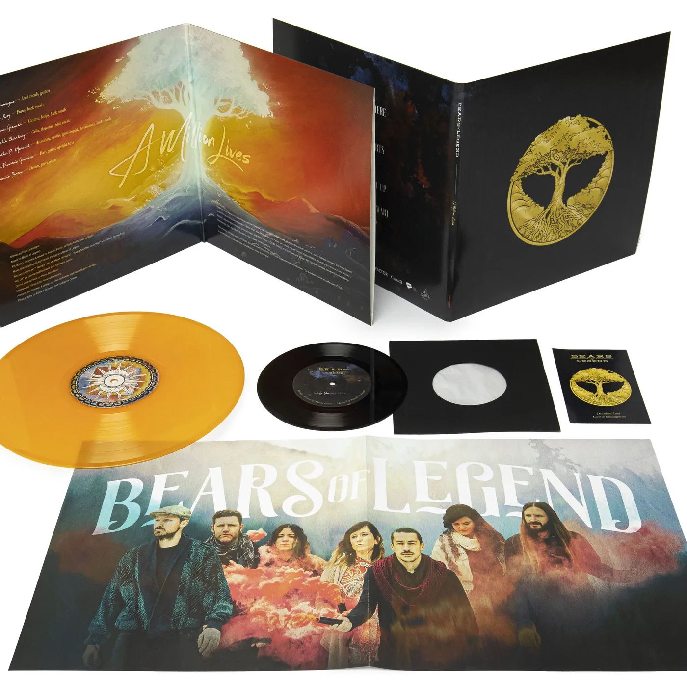 Bears of Legend / A Million Lives - LP Vinyl + 7" Vinyl