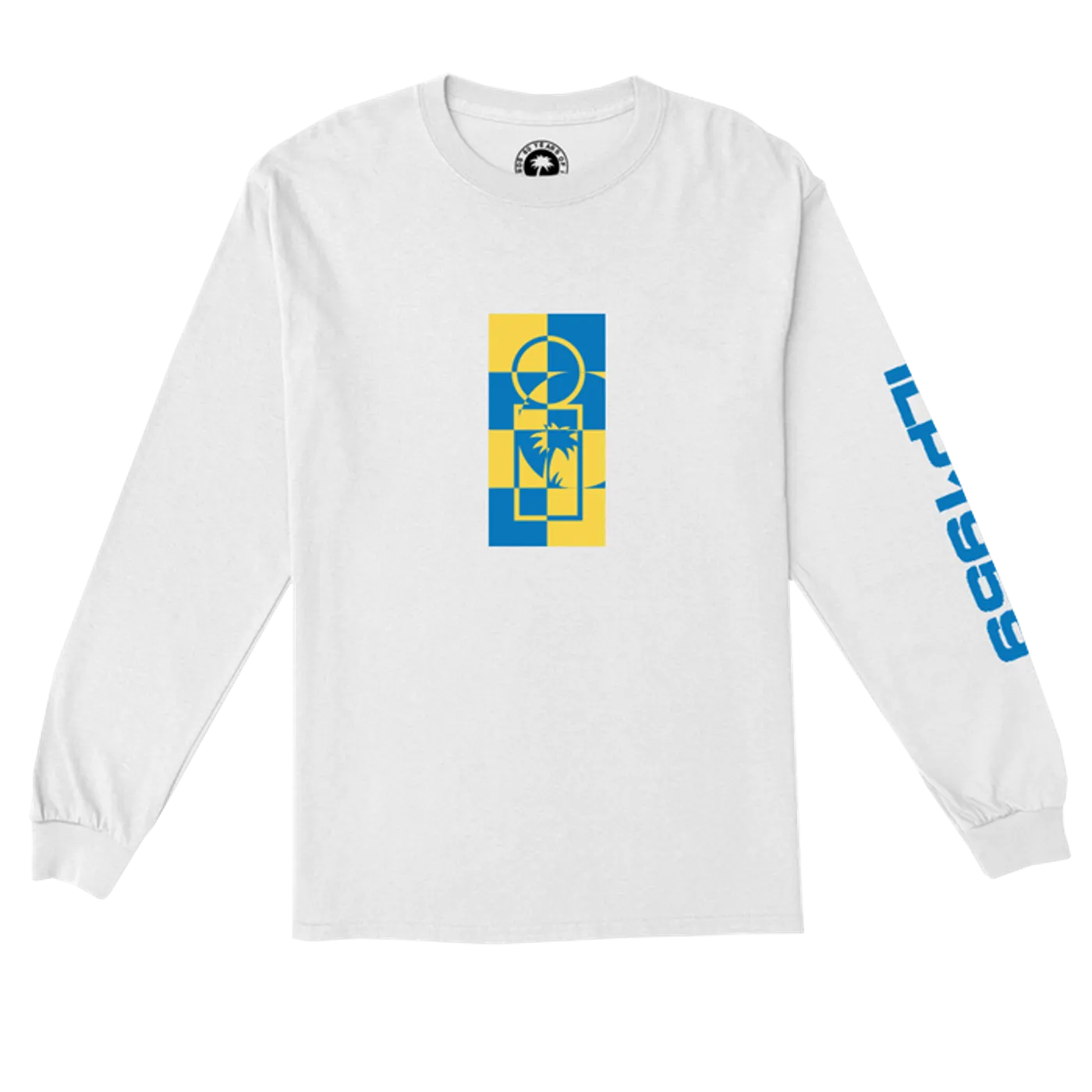 Island Records WHITE ISLAND LONG SLEEVE 60
