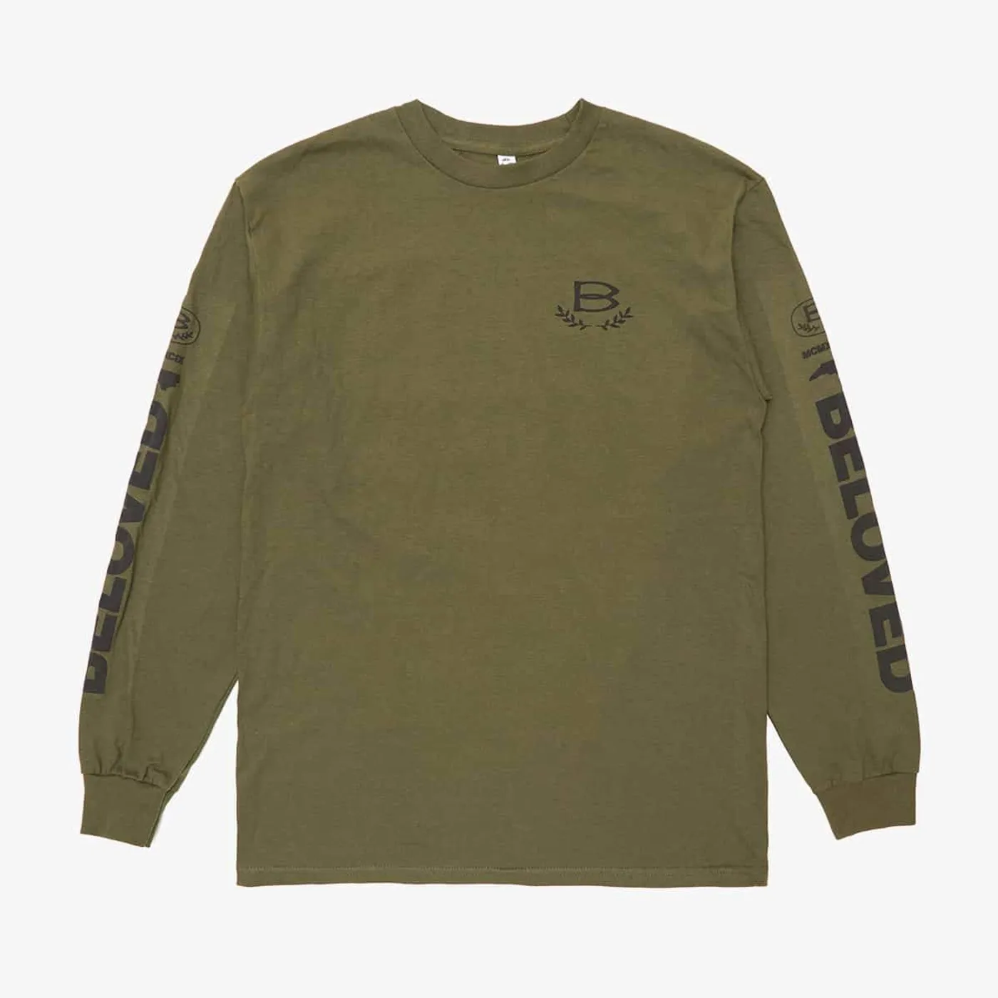 The Beloved 'Vision' Long Sleeve Tee - Military Green