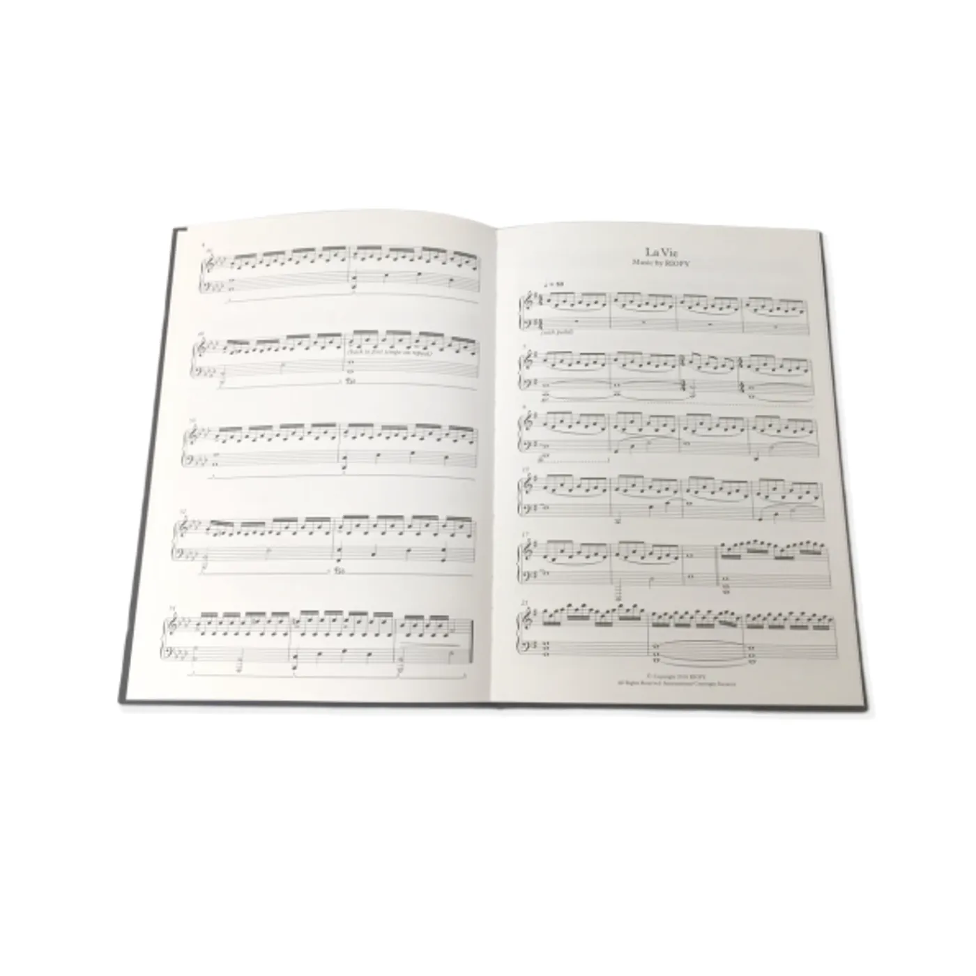 RIOPY Sheet Music Book