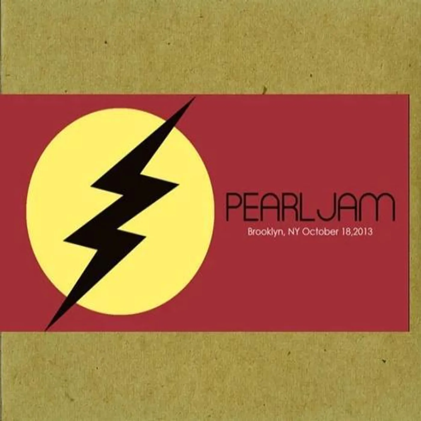 Pearl Jam BROOKLYN 10/18/2013 BOOTLEG CD