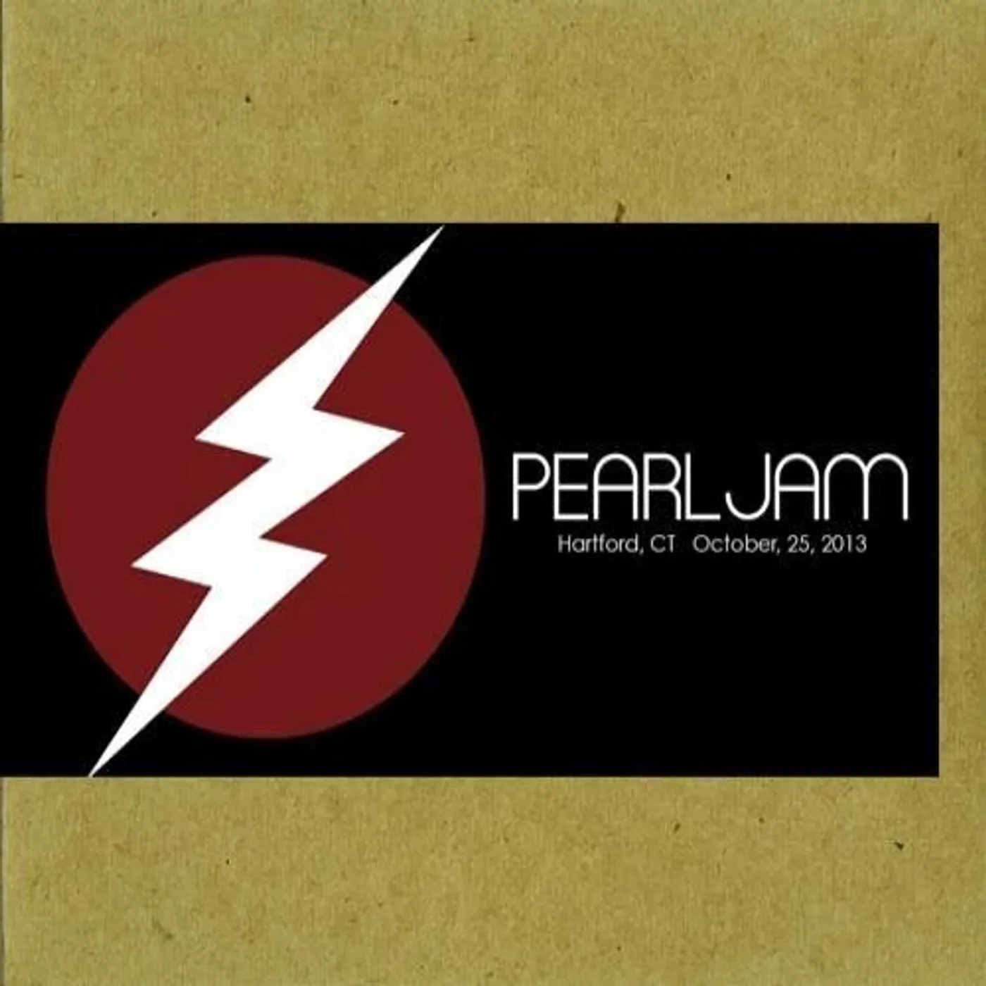 Pearl Jam HARTFORD 10/25/2013 BOOTLEG CD
