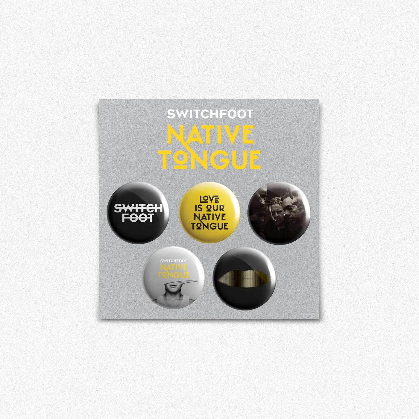 Switchfoot Native Tongue Button Pack