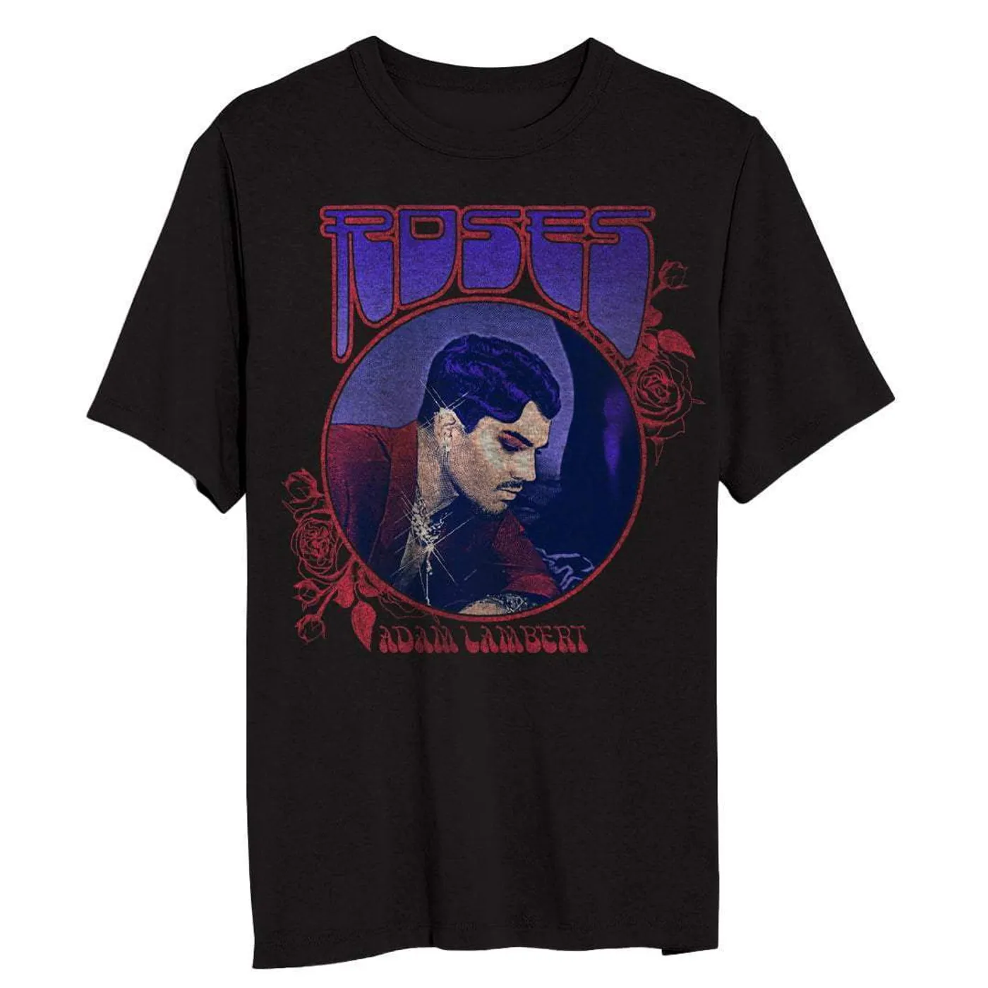 Adam Lambert Roses Vintage Tee - Unisex + Download