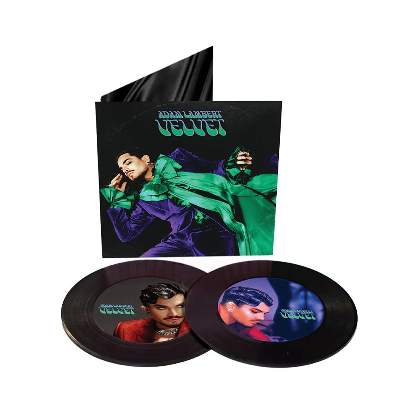 Adam Lambert VELVET Vinyl Coaster Set + Download