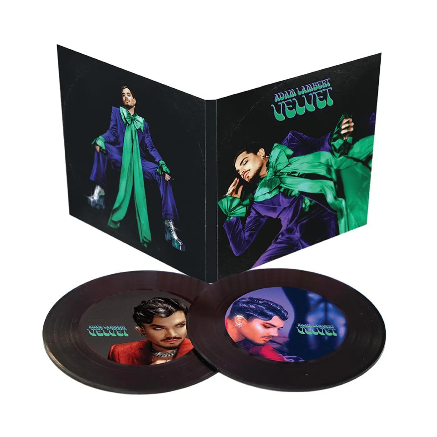 Adam Lambert VELVET Vinyl Coaster Set + Download