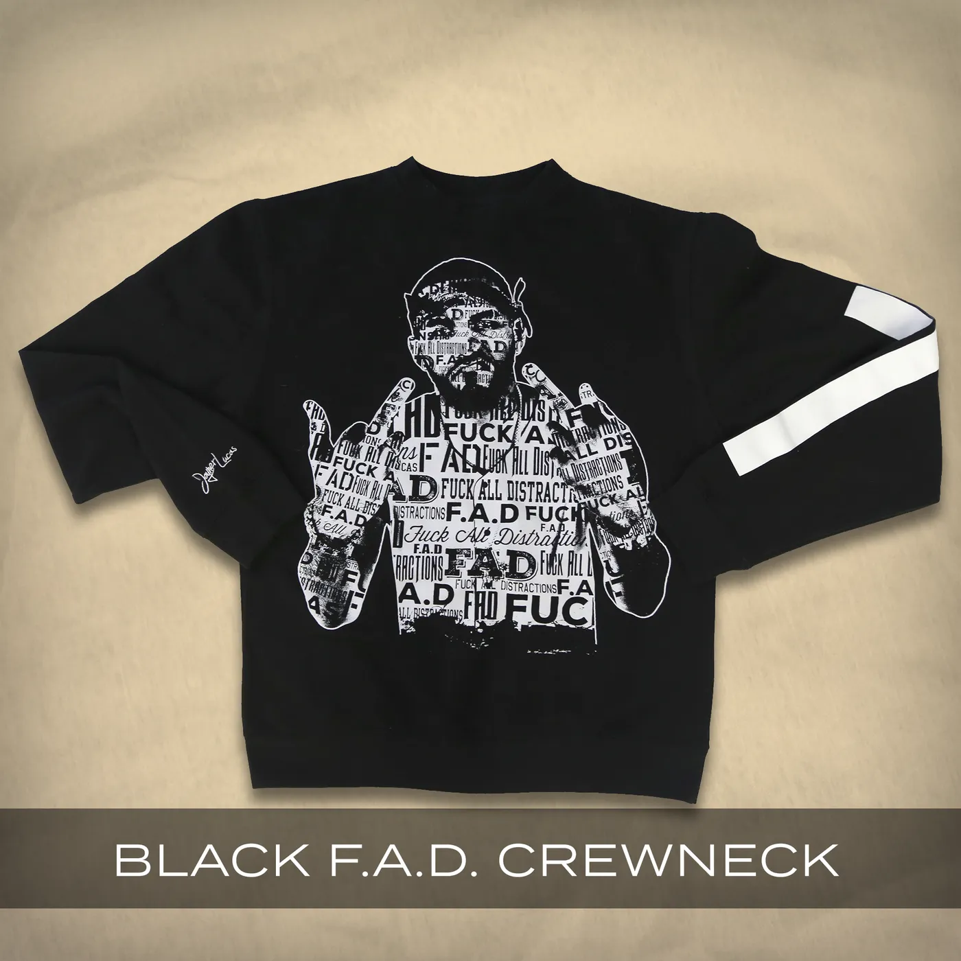 Joyner Lucas Black F.A.D. Crewneck