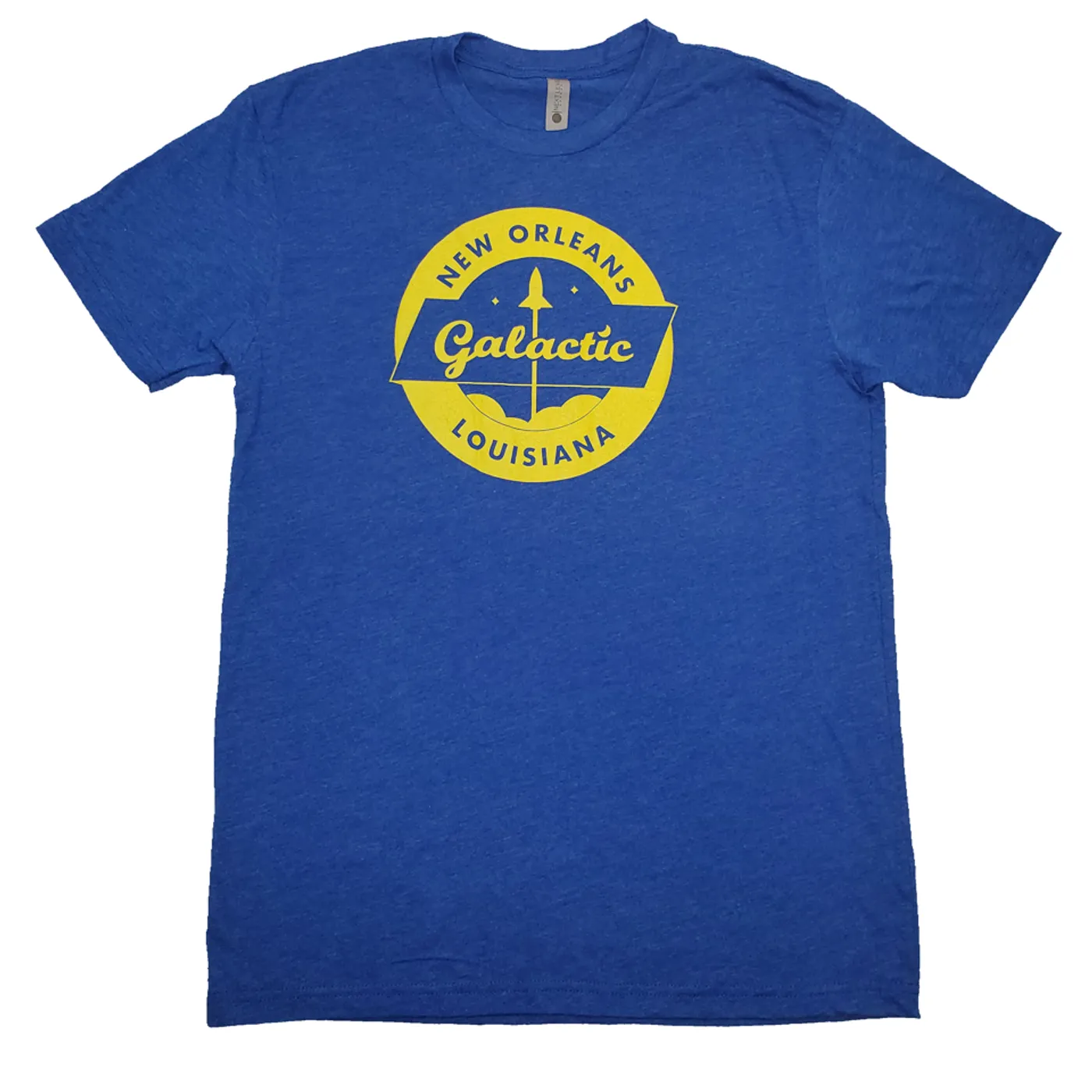 Galactic Unisex Blue Rocket Tee