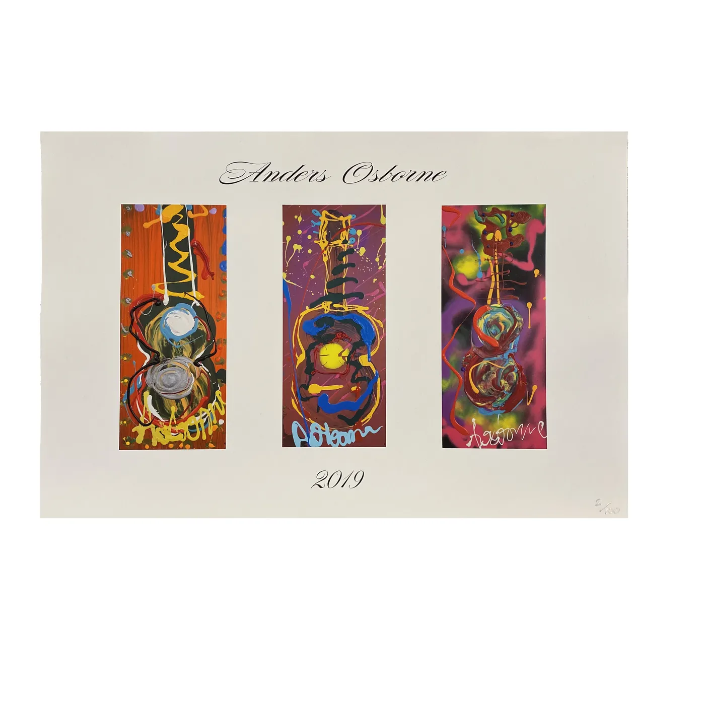 Limited Edition Anders Osborne / Bukaty Art Prints