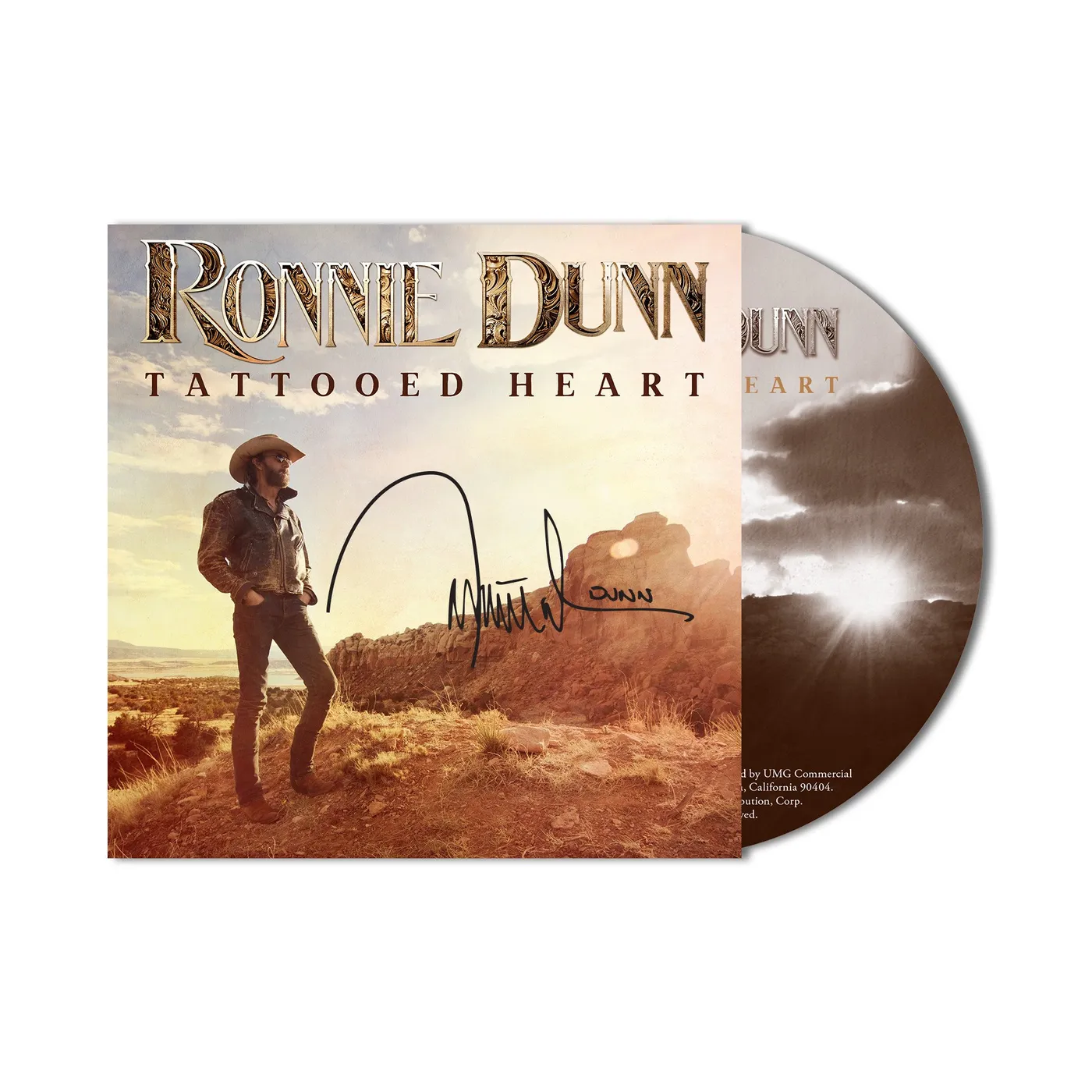 Ronnie Dunn - Tattooed Heart CD - Autographed