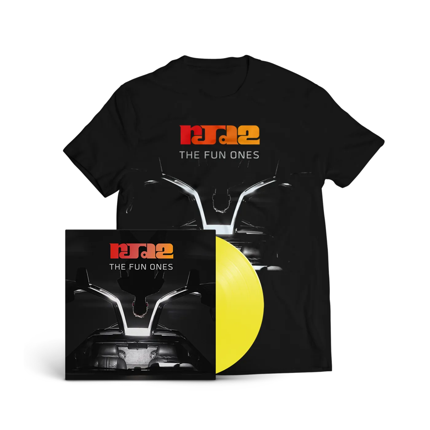 RJD2 The Fun Ones Cover T-Shirt + Vinyl