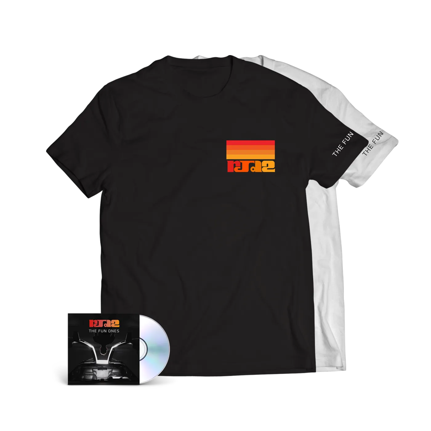 RJD2 The Fun Ones Striped Print T-Shirt + CD