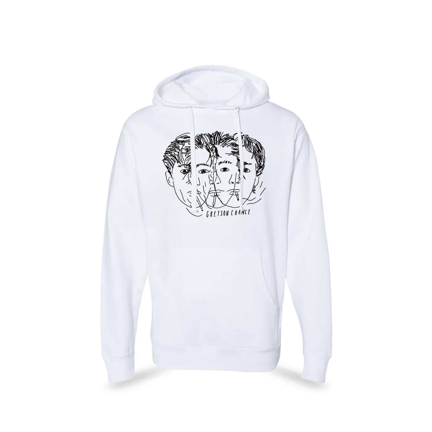 Greyson Chance Overlaying Hoodie