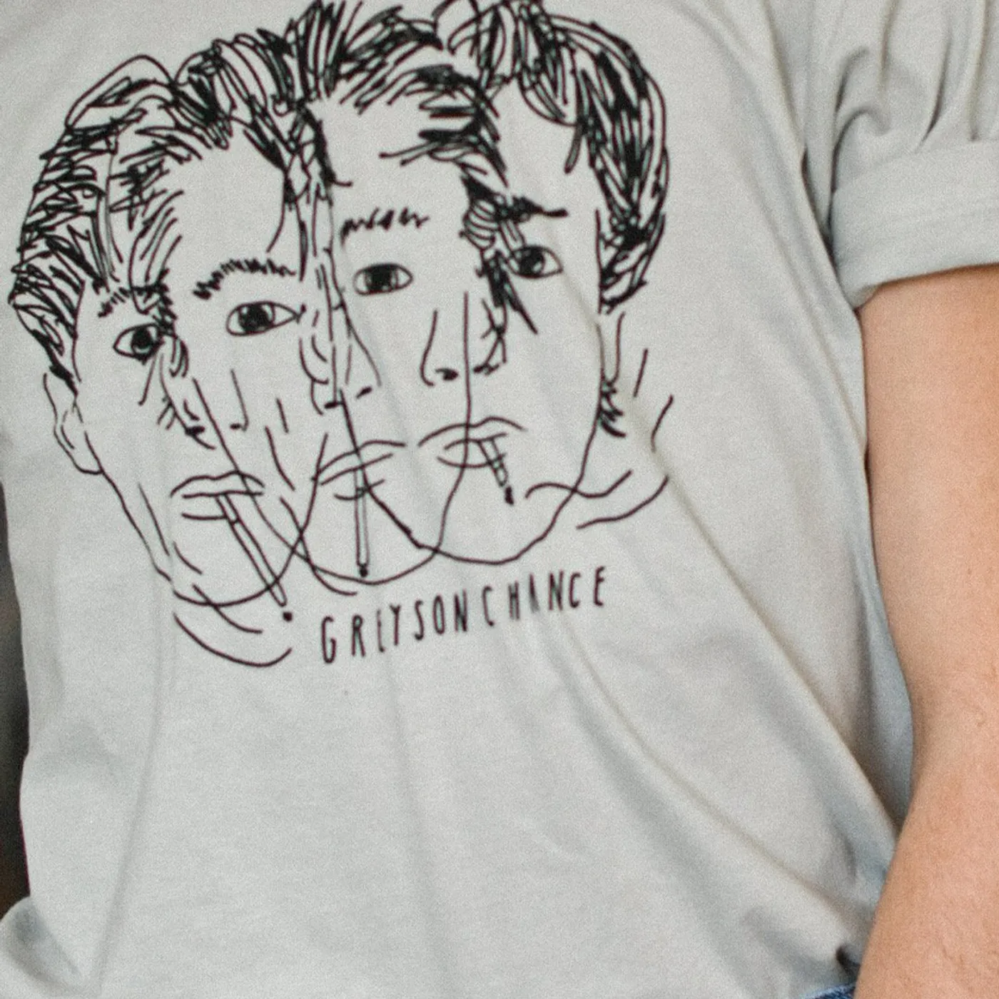 Greyson Chance Overlapping Portrait Tee