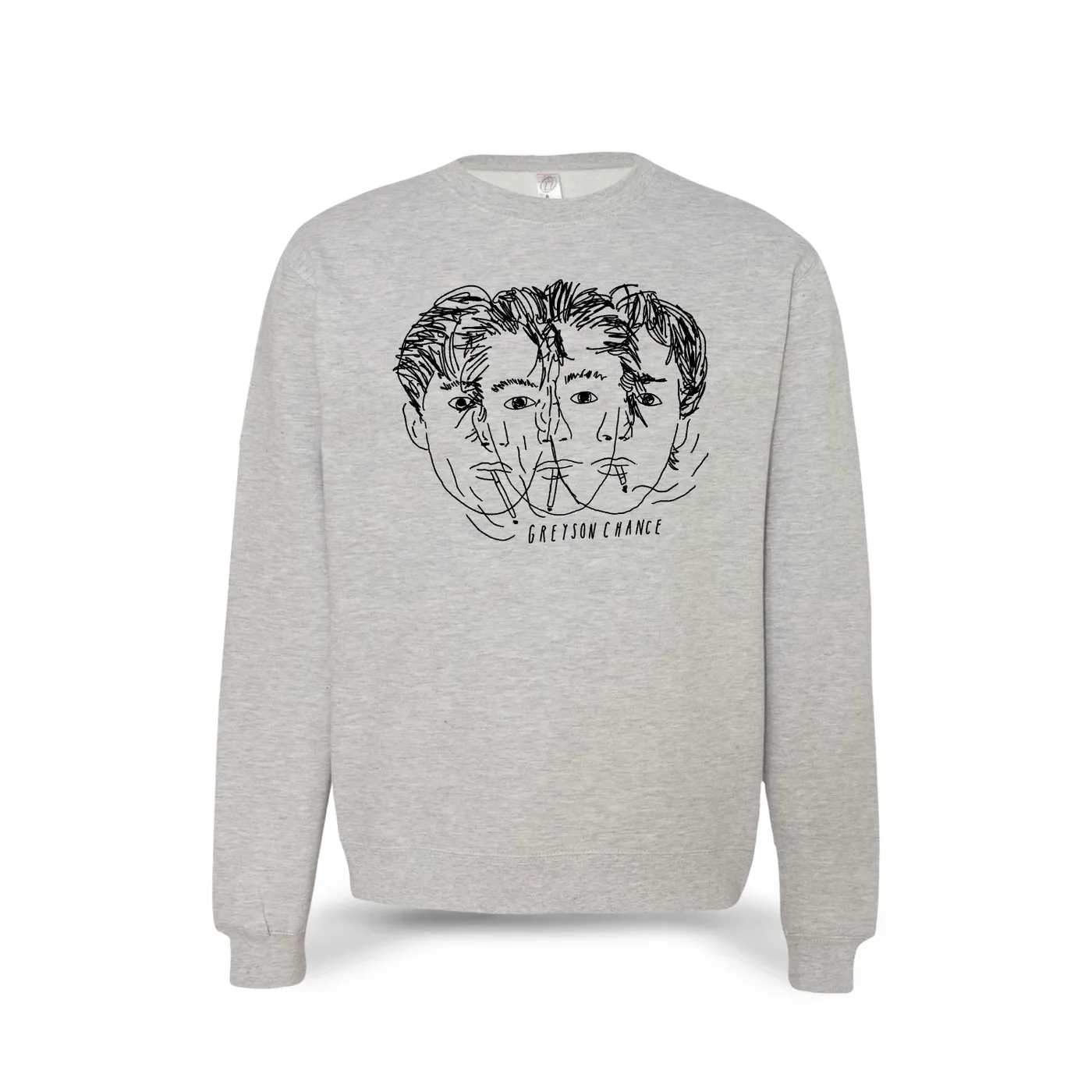 Greyson Chance Overlaying Crewneck