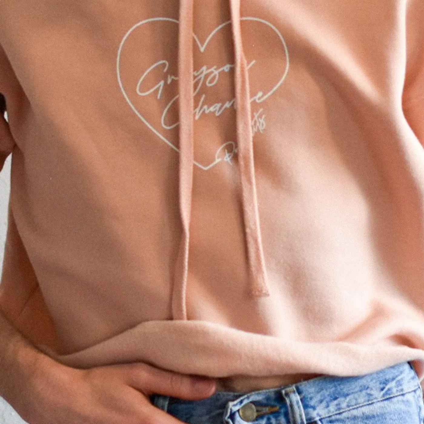 Greyson Chance Greyson Heart Crop Hoodie