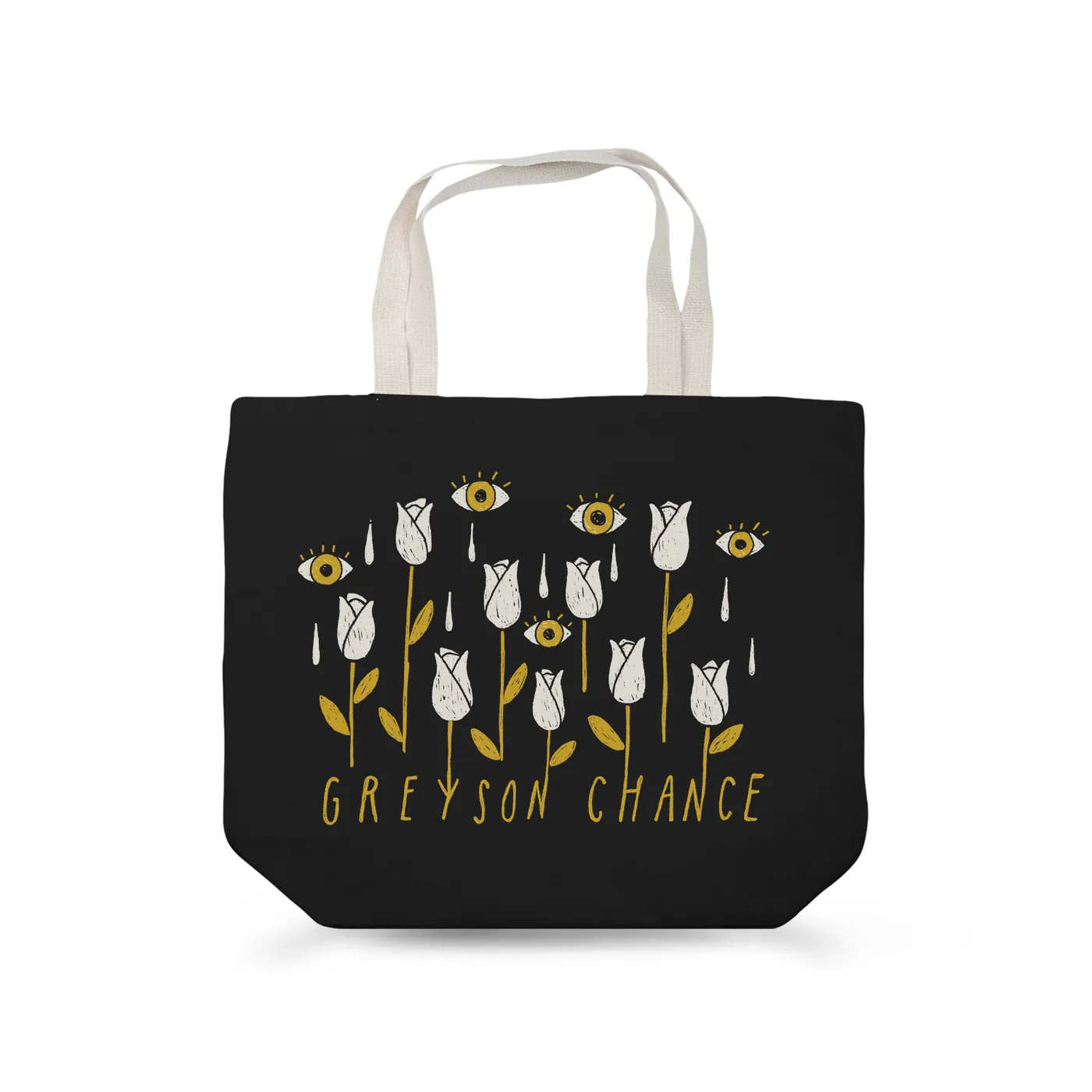 Greyson Chance Teardrops and Roses Tote