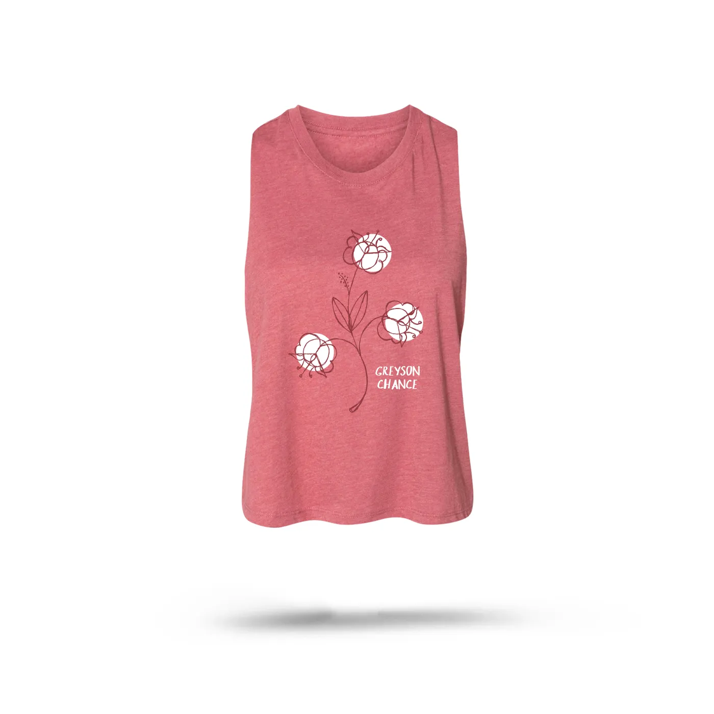 Greyson Chance Bouquet (Women's) Racerback Cropped Tank