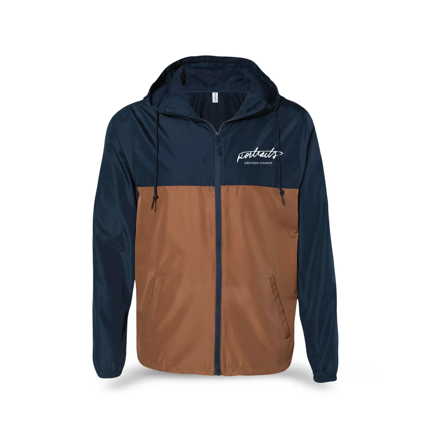 Greyson Chance GC Portraits Windbreaker (Classic Navy / Saddle)