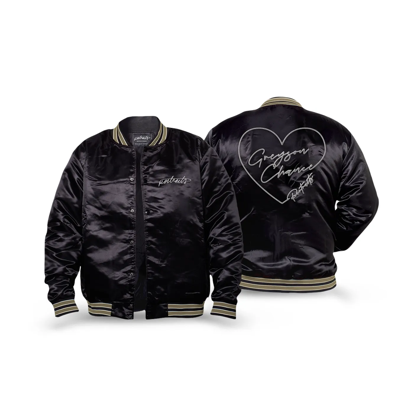 Greyson Chance GC Heart Bomber Jacket