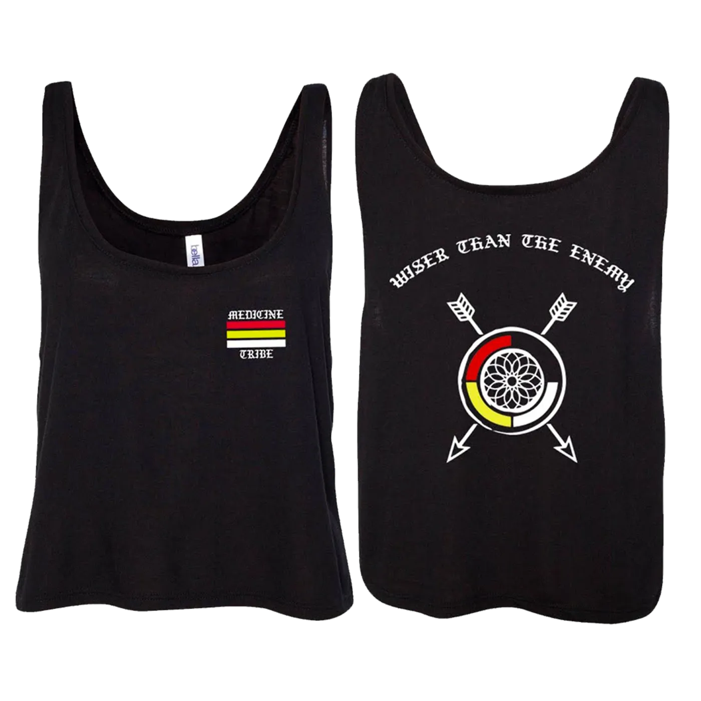 Nahko And Medicine For The People Wiser Ladies Cropped Tank