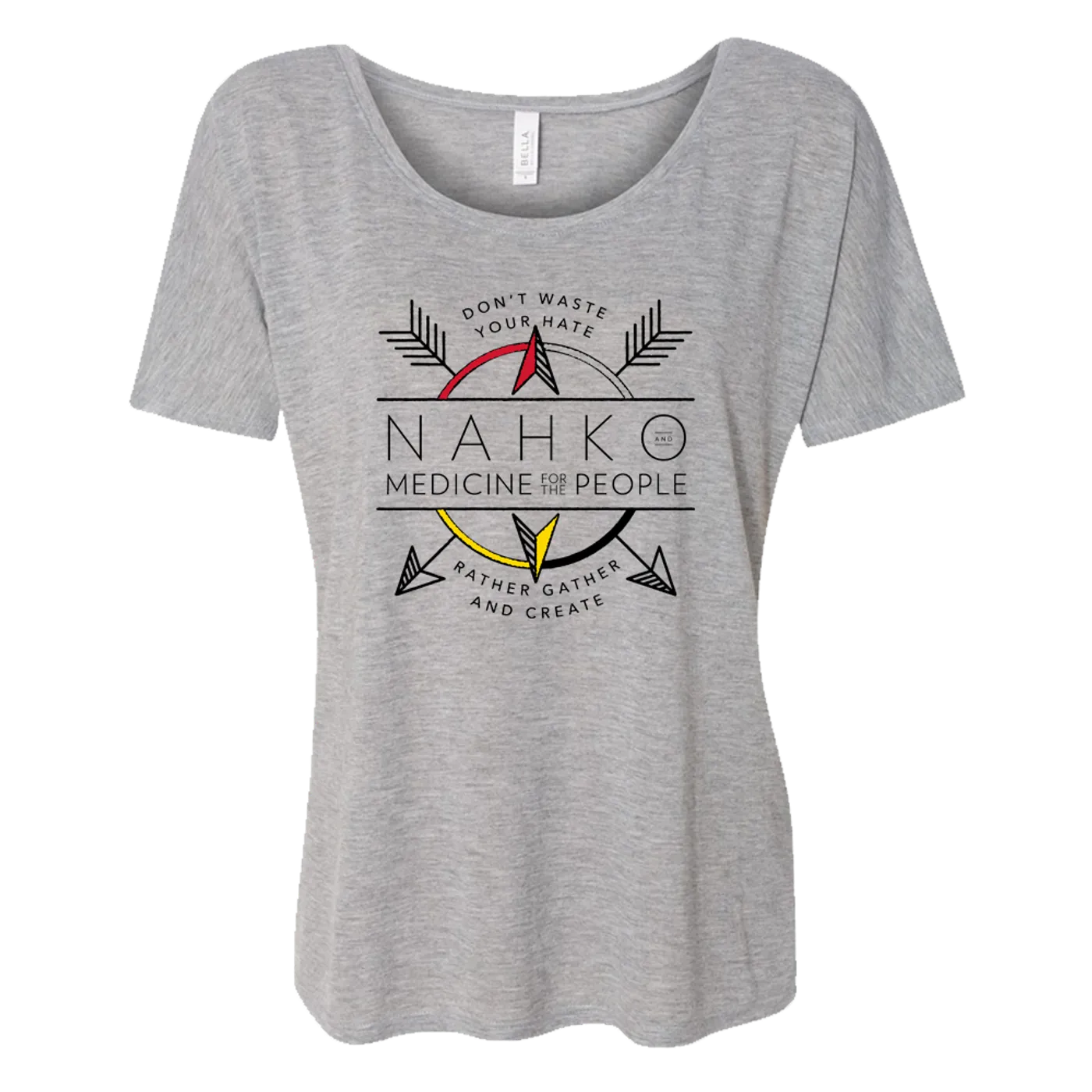 Nahko And Medicine For The People Coat Of Arms Ladies T-Shirt