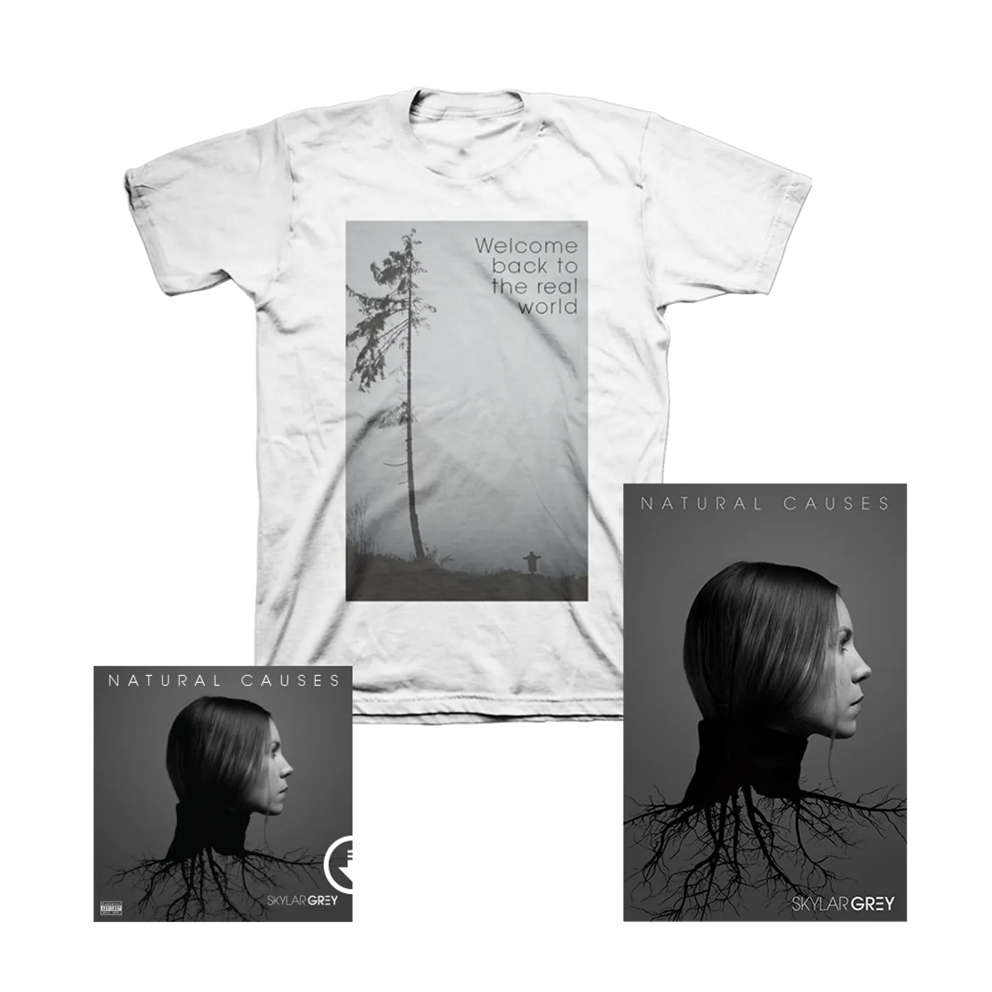Skylar Grey Natural Causes T-Shirt + Poster + Digital Album