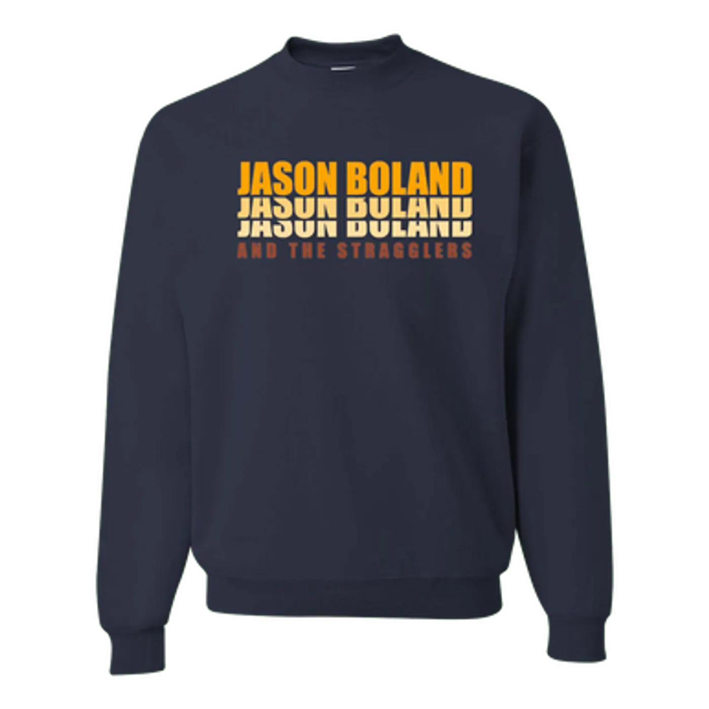 Jason Boland & The Stragglers Stacked Retro Logo Crewneck Sweatshirt