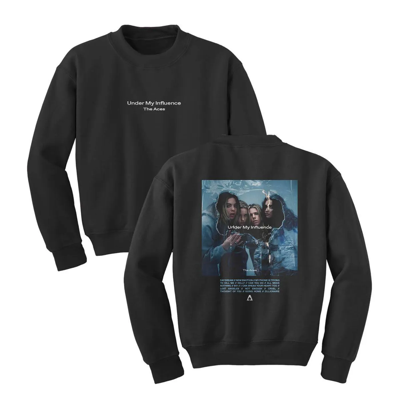 The Aces Under My Influence Crewneck - Black