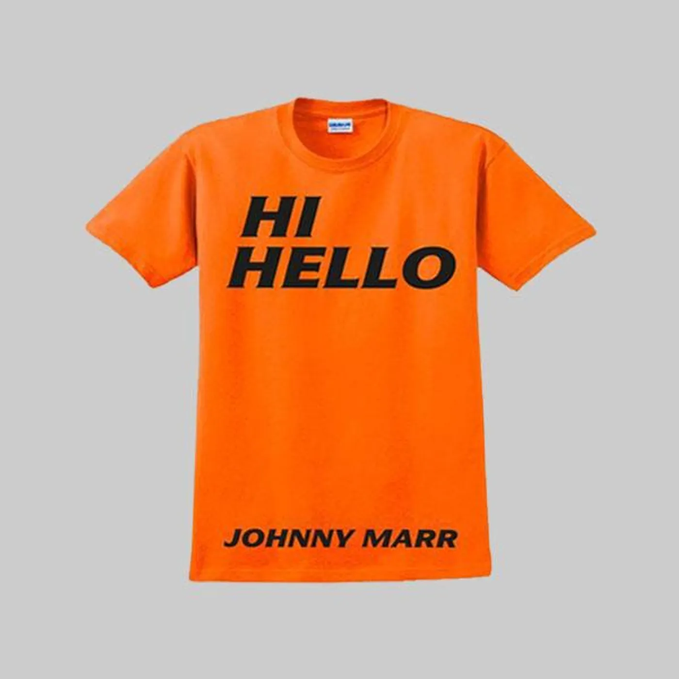 Johnny Marr HI HELLO ORANGE T-SHIRT