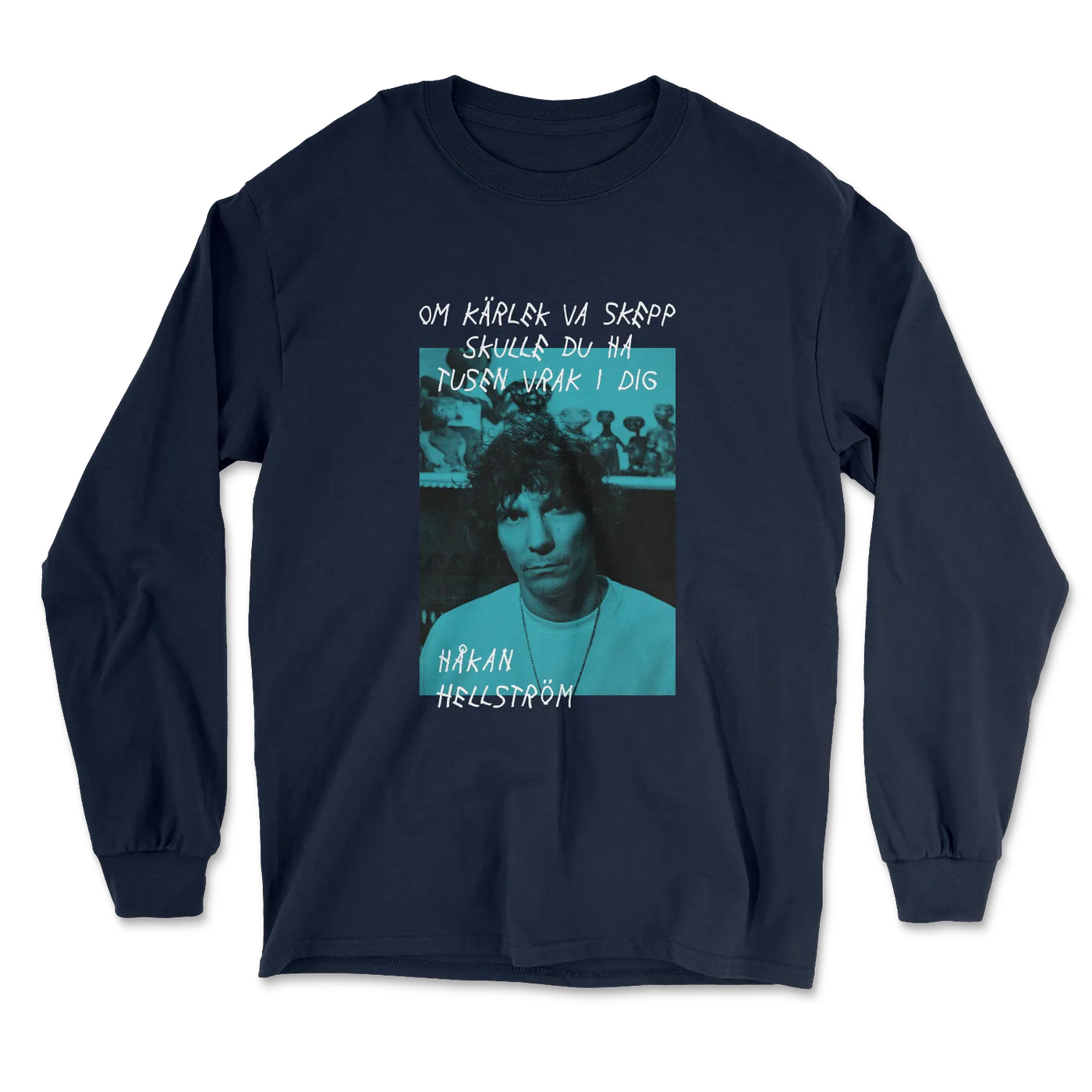 Håkan Hellström Om kärlek va skepp Longsleeve Limited (Navy)