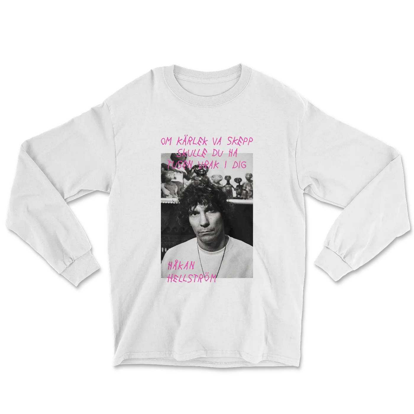 Håkan Hellström Om kärlek va skepp Longsleeve Limited (Vit)