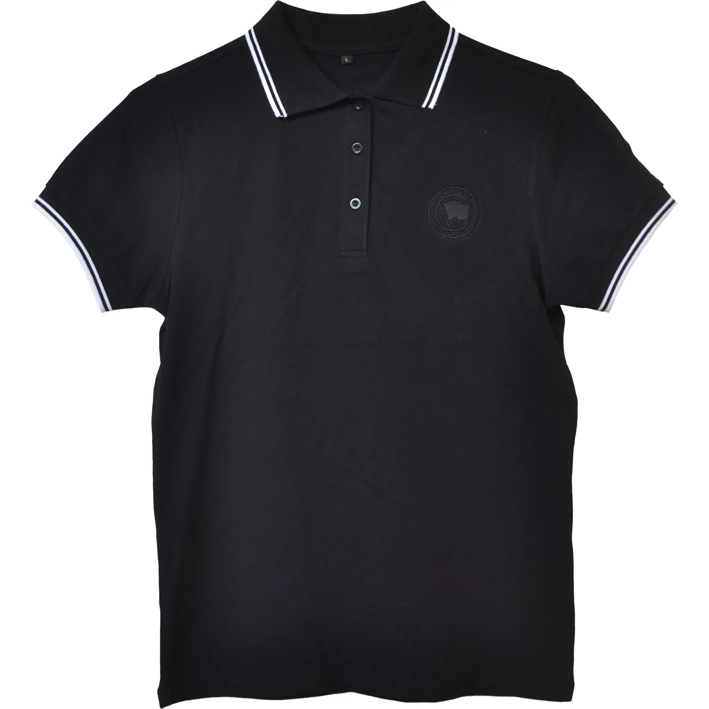 Pirates Press Records - One Family, One Flag - Black - Polo - Women's