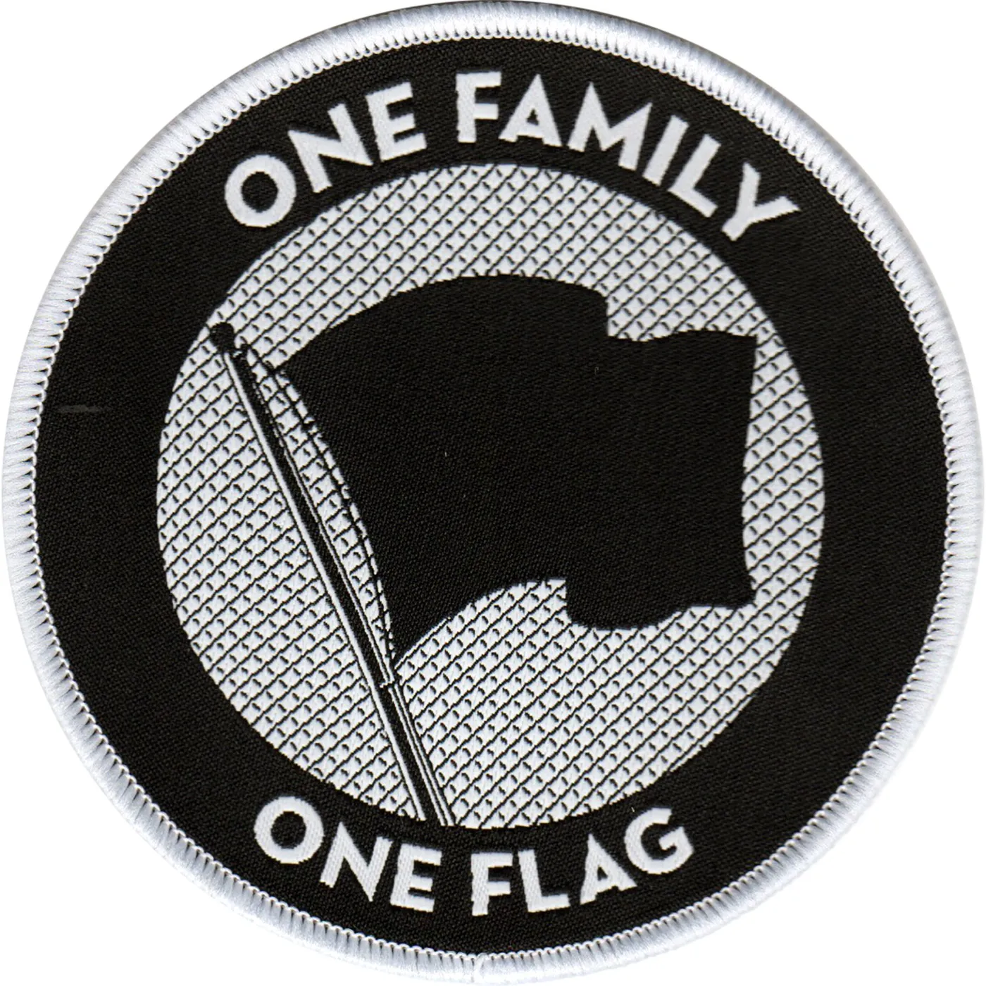 Pirates Press Records - One Family One Flag - Patch - Woven - 3.5"