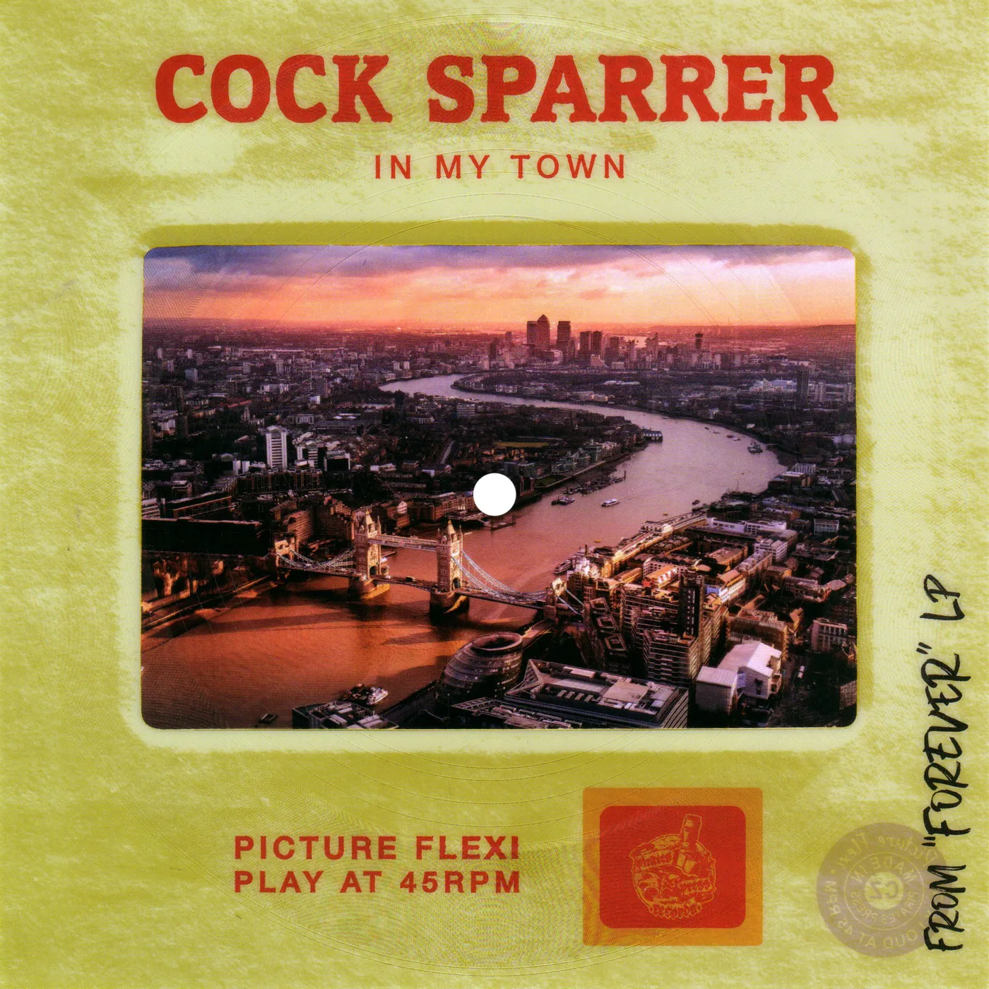 Cock Sparrer - In My Town Picture Slide Flexi