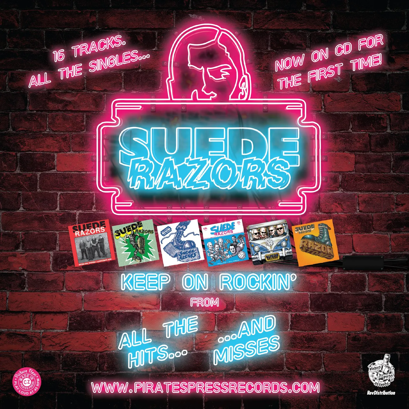 Suede Razors - Keep on Rockin Flexi