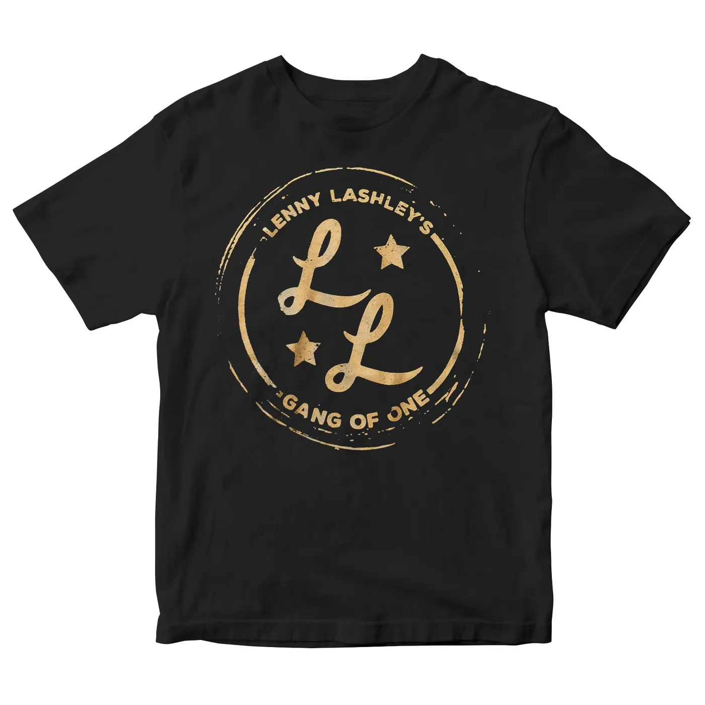 Lenny Lashley's Gang of One Lenny Lashley Gang of One - Logo - Black - T-Shirt