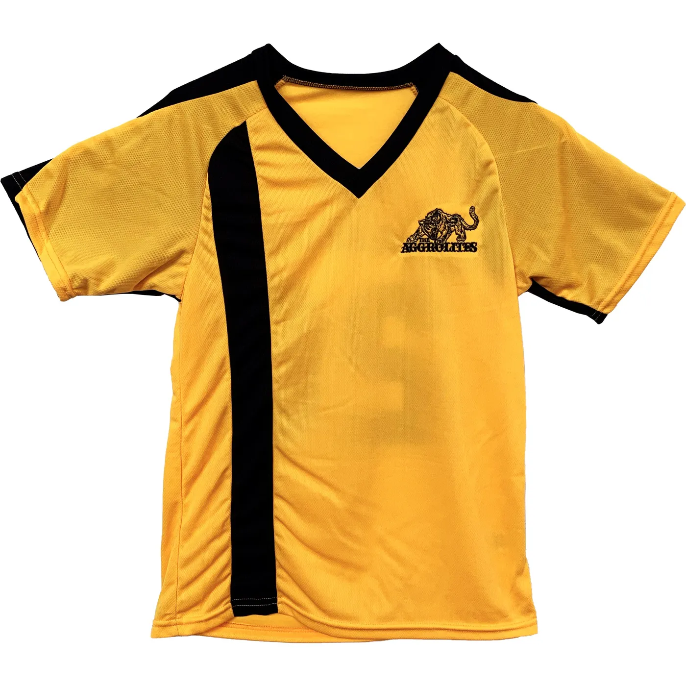 The Aggrolites - Aggropanther - Reggae Now! 20 - Black on Gold - Soccer Jersey
