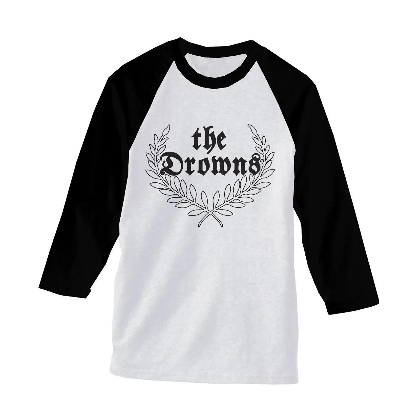 The Drowns - Feminist Flamethrower - Black & White - Baseball Tee