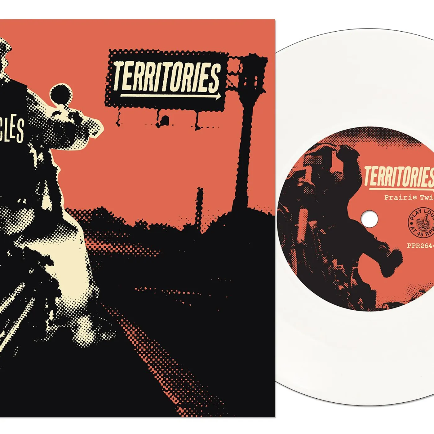 Territories / Vicious Cycles split 7" - White (Vinyl)