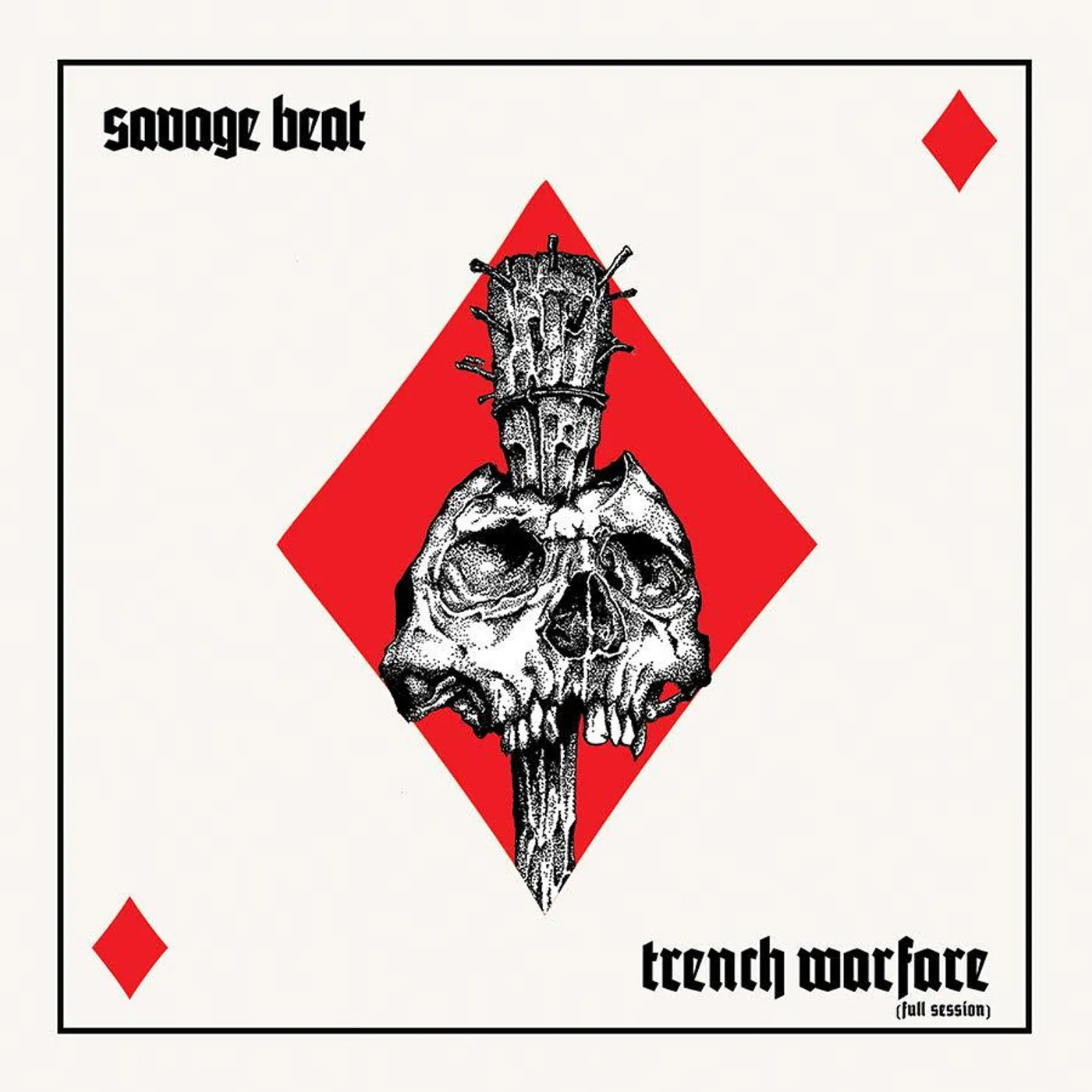SAVAGE BEAT - "Trench Warfare" 12" LP - Black Vinyl