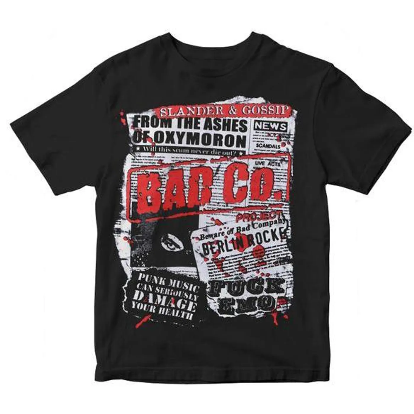 Bad Co. Project - Slander & Gossip - Black - T-Shirt