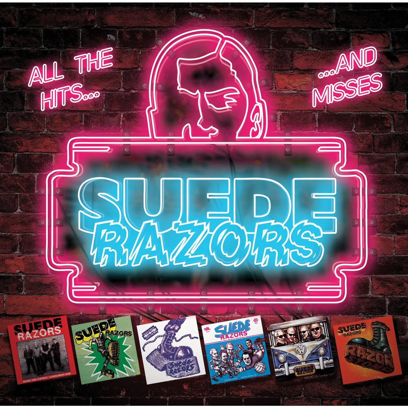 Suede Razors - All The Hits...& Misses LP / CD (Vinyl)