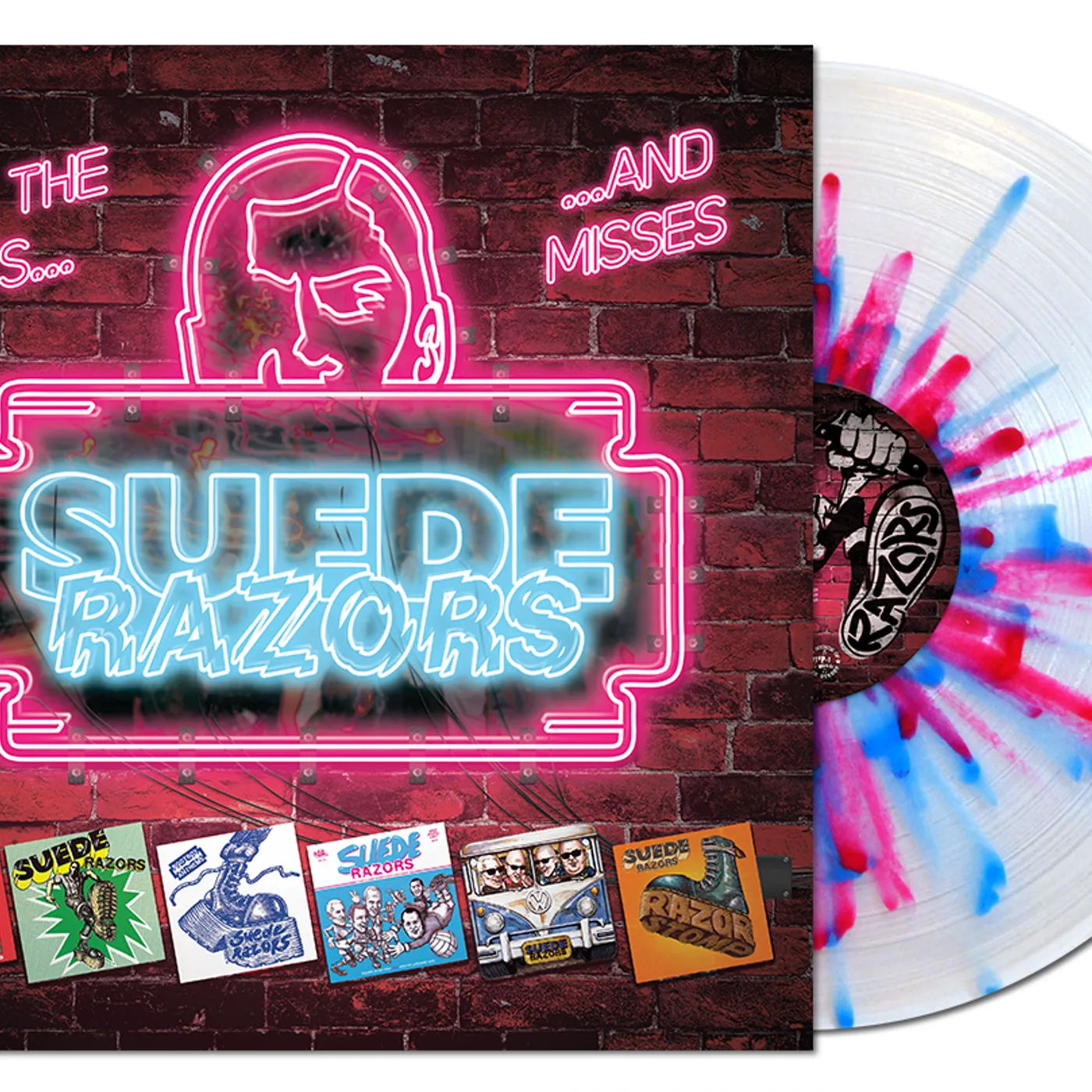 Suede Razors - All The Hits...& Misses LP / CD (Vinyl)