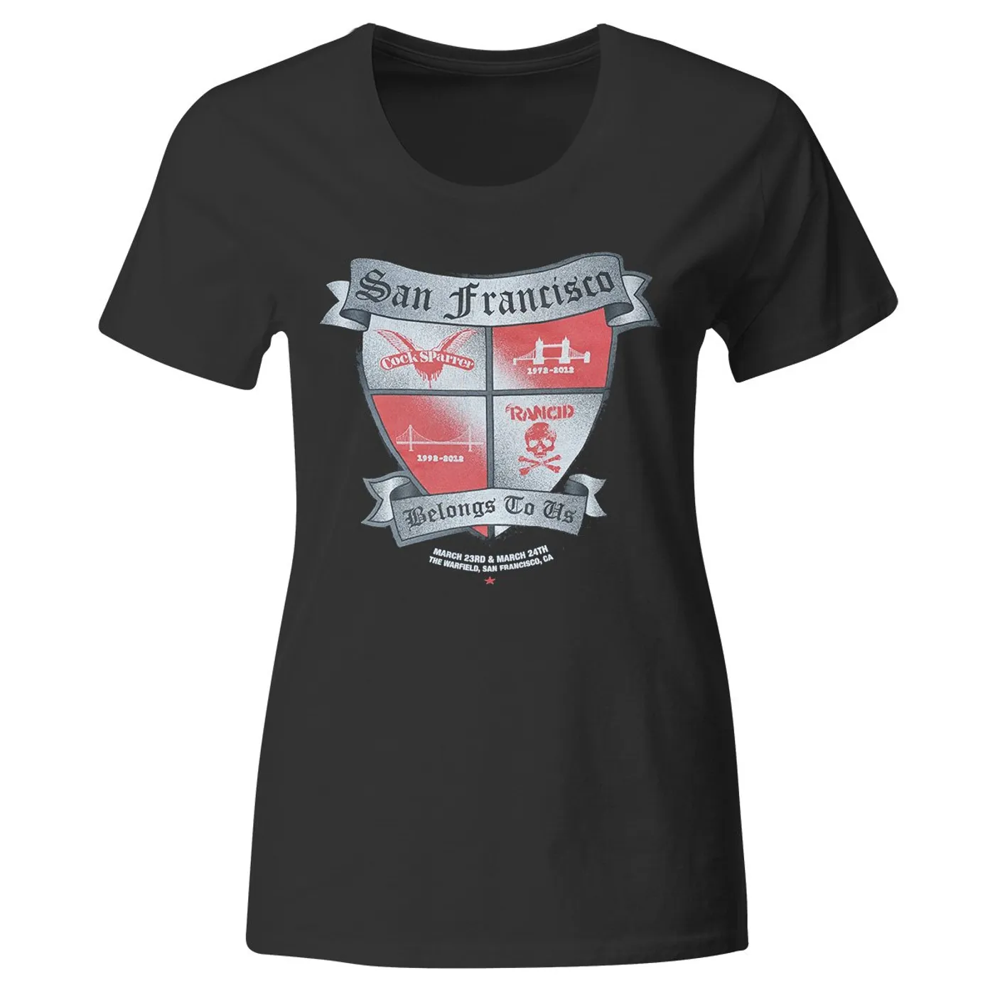 Cock Sparrer SF Belongs to Us - T-Shirt - Fitted