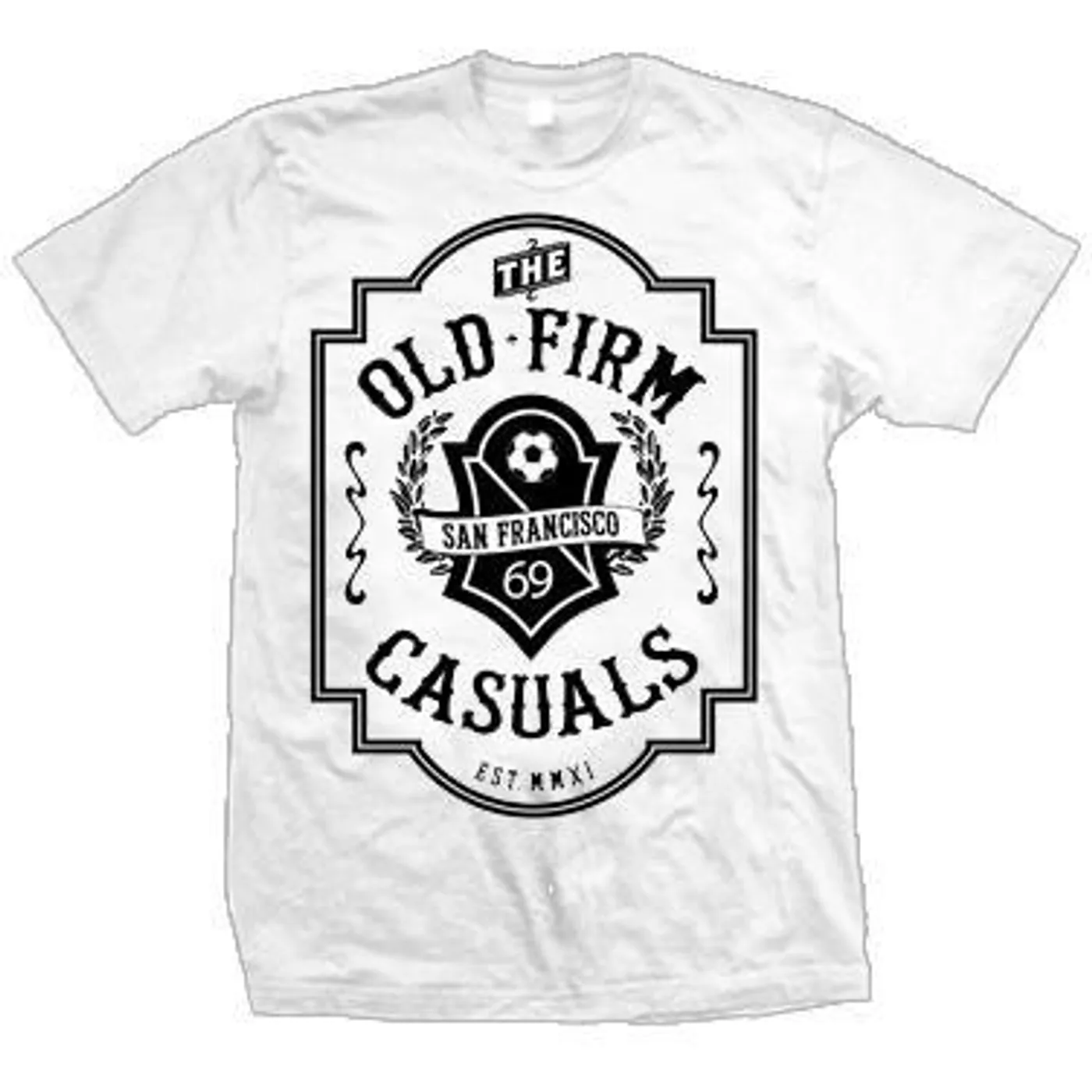 The Old Firm Casuals - Crest - Black or White - T-Shirt