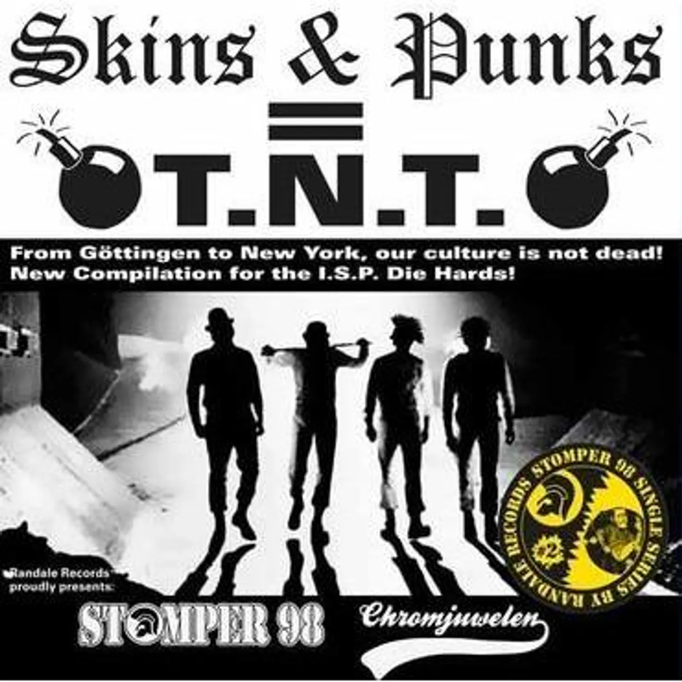 Stomper 98/Chrojwelem - Split 7" - Black (Vinyl)