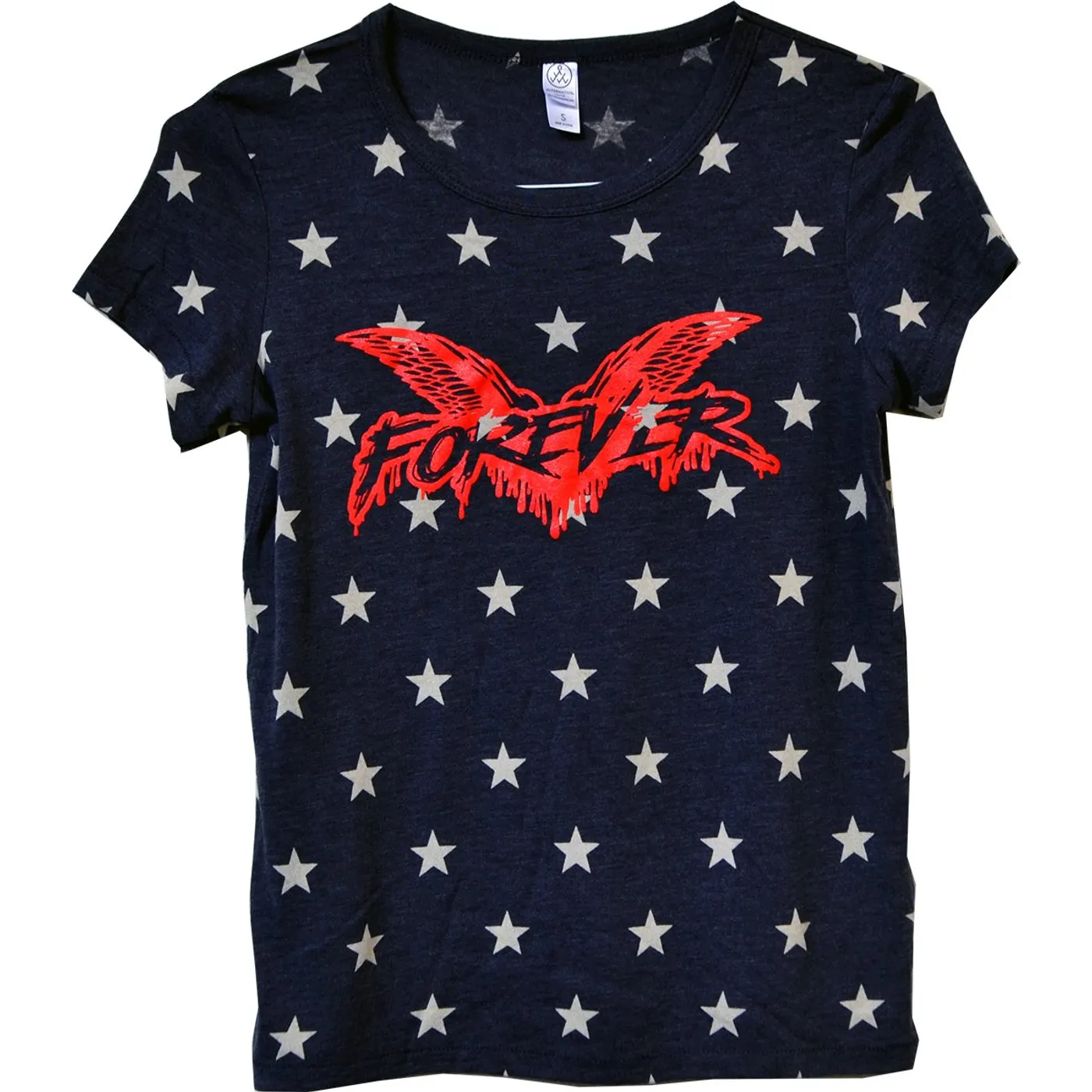 Cock Sparrer - Forever - Red on Blue w/ White Stars - T-Shirt - Fitted
