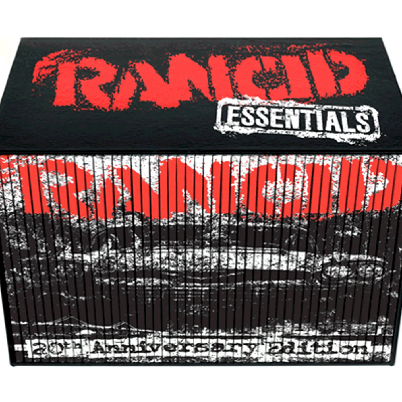 Rancid - Essentials Box Set 46 7" Records in Leather Box - Red Vinyl